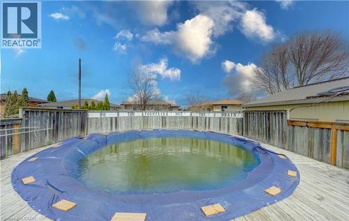 196 Myers Road, Cambridge, ON - Outdoor With Above Ground Pool
