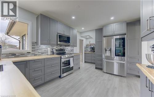 196 Myers Road, Cambridge, ON - Indoor Photo Showing Kitchen With Double Sink With Upgraded Kitchen