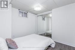 A private bedroom on the lower level. - 