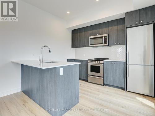 416 - 312 Erb Street W, Waterloo, ON - Indoor Photo Showing Kitchen With Stainless Steel Kitchen With Upgraded Kitchen