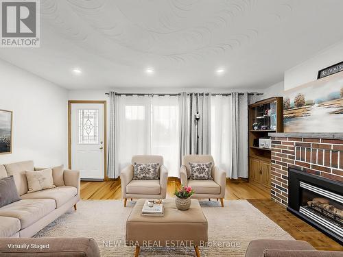 48 Christopher Drive, Cambridge, ON - Indoor Photo Showing Living Room With Fireplace