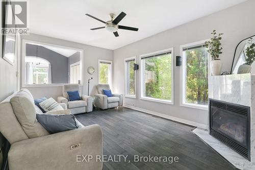 29 Batson Drive, Aurora, ON - Indoor Photo Showing Living Room With Fireplace