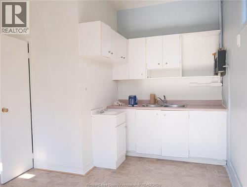 1050 Drouillard, Windsor, ON - Indoor Photo Showing Kitchen With Double Sink