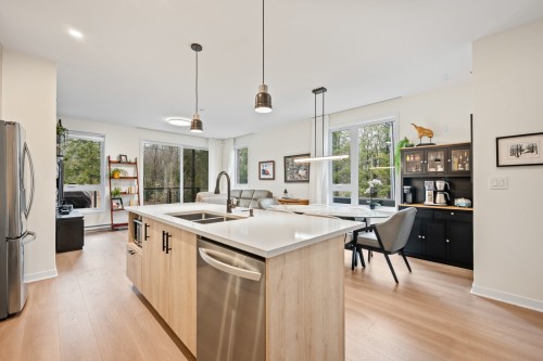 Cuisine - 106-1320 Rue Custine, Saint-Jérôme, QC - Indoor Photo Showing Kitchen With Double Sink With Upgraded Kitchen
