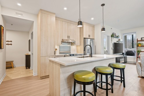 Cuisine - 106-1320 Rue Custine, Saint-Jérôme, QC - Indoor Photo Showing Kitchen With Upgraded Kitchen