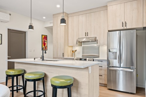 Cuisine - 106-1320 Rue Custine, Saint-Jérôme, QC - Indoor Photo Showing Kitchen With Upgraded Kitchen