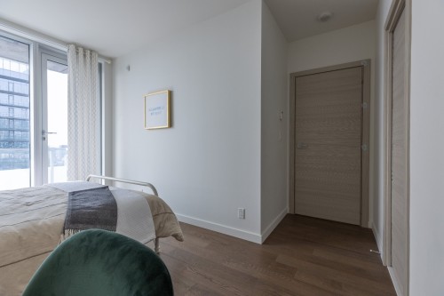 Master Bedroom - 3201-1450 Boul. René-Lévesque O., Montréal (Ville-Marie), QC - Indoor Photo Showing Bedroom