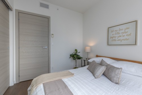 Bedroom - 3201-1450 Boul. René-Lévesque O., Montréal (Ville-Marie), QC - Indoor Photo Showing Bedroom