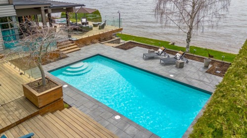 Cour - 570 Rue Lakeshore, Beaconsfield, QC - Outdoor With In Ground Pool
