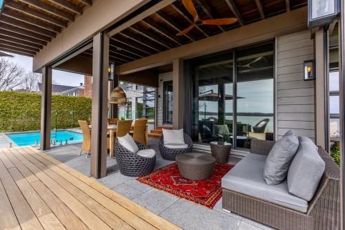 Cour - 570 Rue Lakeshore, Beaconsfield, QC - Outdoor With In Ground Pool With Deck Patio Veranda With Exterior