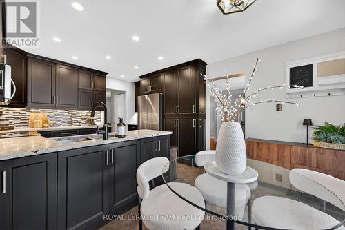 161 Springwater Drive, Ottawa, ON - Indoor Photo Showing Kitchen With Double Sink