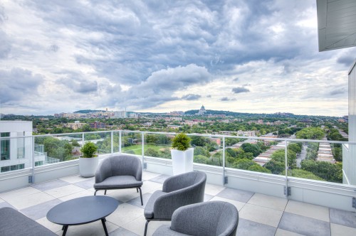 Salle communautaire - 703-5175 Rue Mackenzie, Montréal (Côte-Des-Neiges/Notre-Dame-De-Grâce), QC - Outdoor With Balcony With View