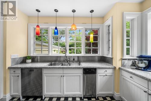 25 Strathgowan Crescent, Toronto, ON - Indoor Photo Showing Kitchen With Double Sink