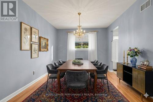 Dining Room is virtually staged. - 1582 Digby Street, Ottawa, ON - Indoor Photo Showing Dining Room