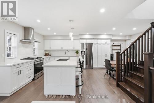 109 Ray Street N, Hamilton, ON - Indoor Photo Showing Kitchen With Double Sink With Upgraded Kitchen