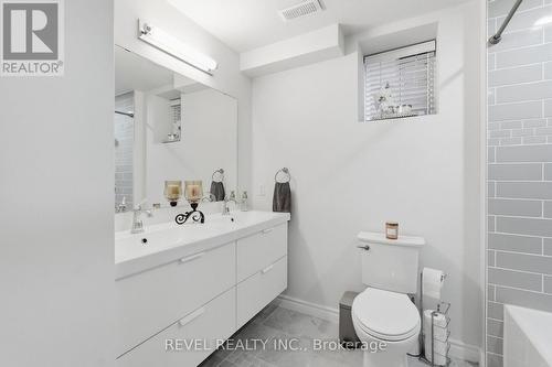 5-piece bathroom in basement. - 109 Ray Street N, Hamilton, ON - Indoor Photo Showing Bathroom