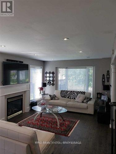 5890 Tampico Way, Mississauga, ON - Indoor Photo Showing Living Room With Fireplace