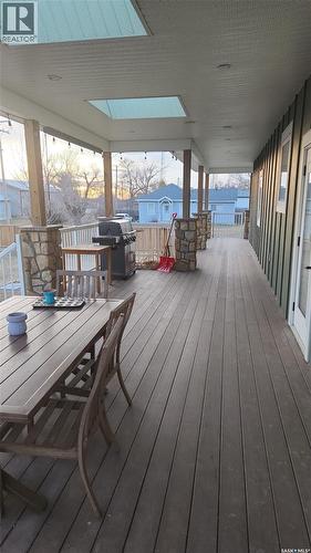 105 Francis Street, Francis, SK - Outdoor With Deck Patio Veranda With Exterior
