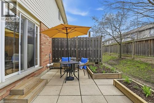 Your own backyard oasis - 42 Fallowfield Drive Unit# 15, Kitchener, ON - Outdoor With Deck Patio Veranda With Exterior