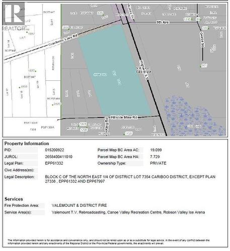 1105 S 5 Highway, Valemount, BC 