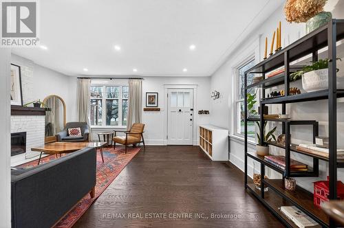 282 Park Street, Kitchener, ON - Indoor With Fireplace