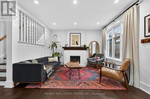 282 Park Street, Kitchener, ON - Indoor With Fireplace