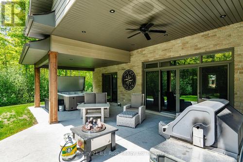 PRIVATE BACK PATIO AREA - 291 Concession Road 8 E, Tiny, ON - Outdoor