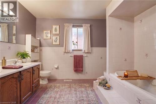 Virtually Staged - 60 Rexford Drive, Hamilton, ON - Indoor Photo Showing Bathroom