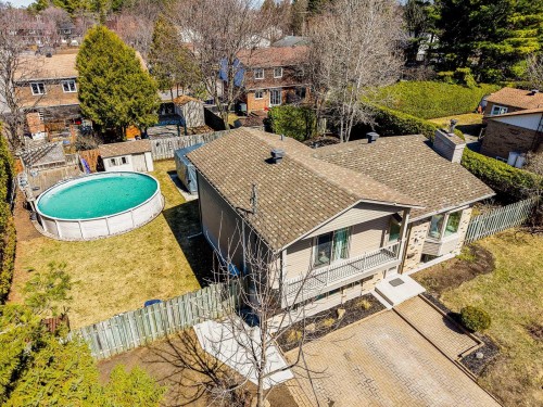 Vue d'ensemble - 132 Av. Fraser, Lorraine, QC - Outdoor With Above Ground Pool