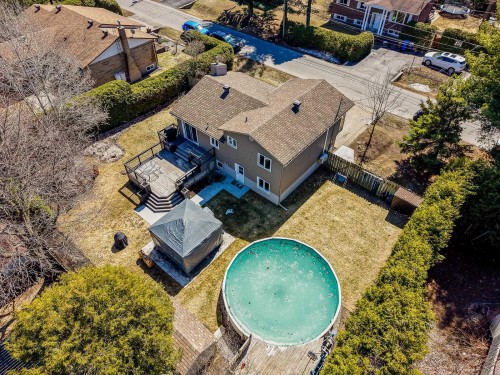 Vue d'ensemble - 132 Av. Fraser, Lorraine, QC - Outdoor With Above Ground Pool