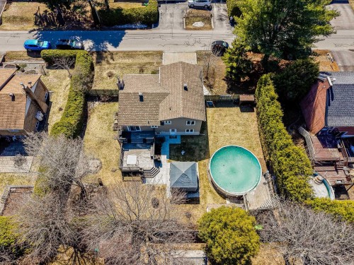 Vue d'ensemble - 132 Av. Fraser, Lorraine, QC - Outdoor With Above Ground Pool