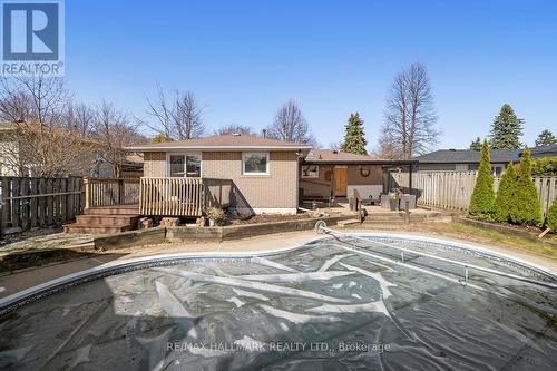 37 Lewin Crescent, Ajax, ON - Outdoor With In Ground Pool With Deck Patio Veranda