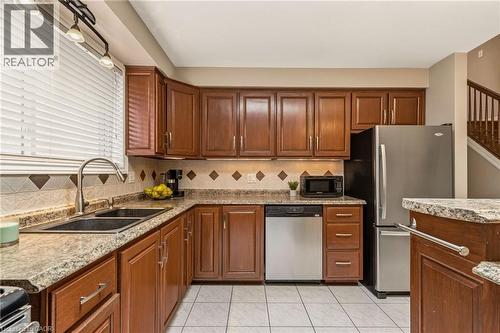 263 Guildwood Drive, Hamilton, ON - Indoor Photo Showing Kitchen With Stainless Steel Kitchen With Double Sink