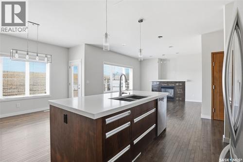 446 Pichler Crescent, Saskatoon, SK - Indoor Photo Showing Kitchen With Double Sink