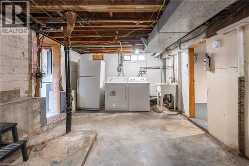 LAUNDRY ROOM - 11 Gore Street, Cambridge, ON - Indoor Photo Showing Basement