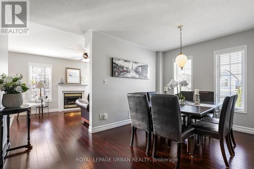 1081 Keswick Court, Oshawa, ON - Indoor Photo Showing Dining Room With Fireplace