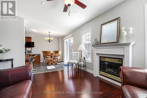 1081 Keswick Court, Oshawa, ON - Indoor Photo Showing Living Room With Fireplace