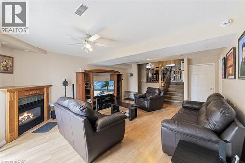 19 Sedona Court, Hamilton, ON - Indoor Photo Showing Living Room With Fireplace