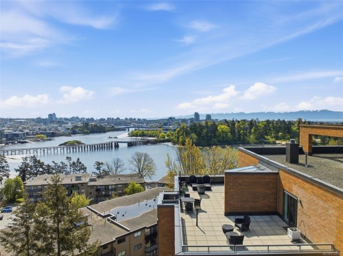 308-103 Gorge Rd East, Victoria, BC - Outdoor With Body Of Water With View