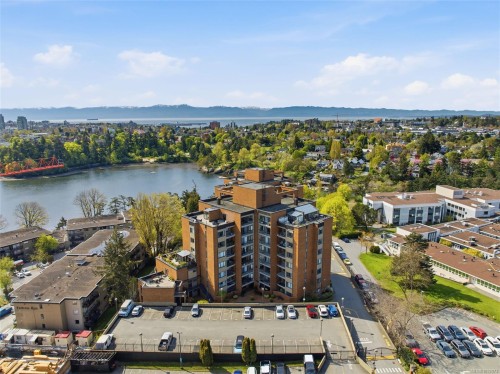 308-103 Gorge Rd East, Victoria, BC - Outdoor With Body Of Water With View
