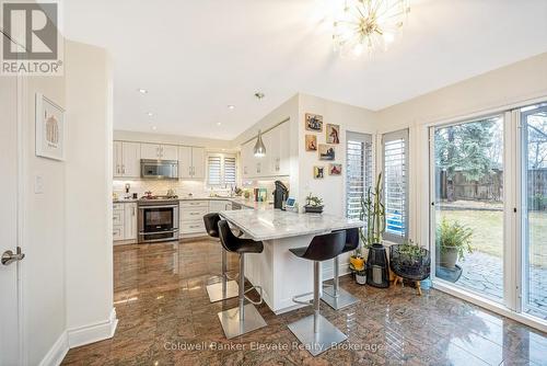 1531 Polesden Drive, Mississauga, ON - Indoor Photo Showing Kitchen With Upgraded Kitchen