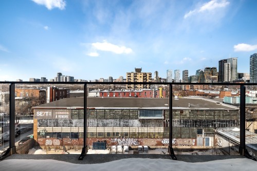 Balcon - 613-385 Rue St-Martin, Montréal (Le Sud-Ouest), QC - Outdoor With View