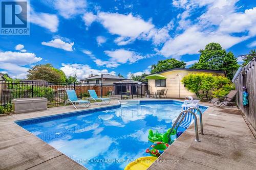 350 Boxbury Drive, Waterloo, ON - Outdoor With In Ground Pool With Backyard