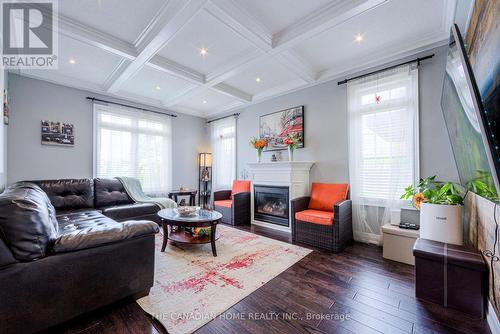 35 Ashby Field Road, Brampton, ON - Indoor Photo Showing Living Room With Fireplace