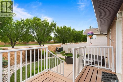 4505 Hames Crescent, Regina, SK - Outdoor With Deck Patio Veranda With Exterior
