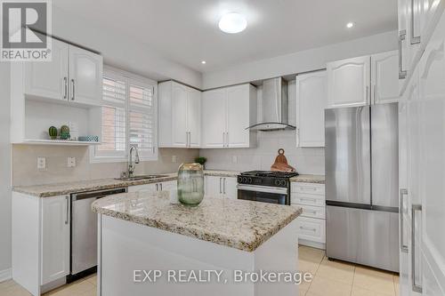 3095 Tacc Drive, Mississauga, ON - Indoor Photo Showing Kitchen With Stainless Steel Kitchen With Upgraded Kitchen