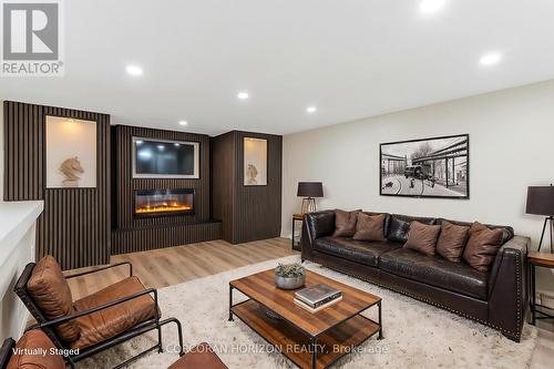 Virtually Staged - 844 Stirling Avenue S, Kitchener, ON - Indoor Photo Showing Living Room
