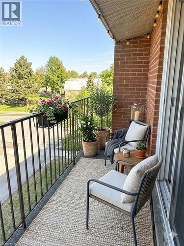 15 Mowat Boulevard Unit# 14, Kitchener, ON - Outdoor With Balcony With Exterior