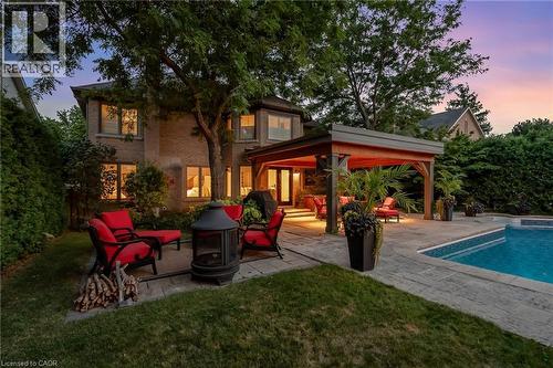 4133 Millcroft Park Drive, Burlington, ON - Outdoor With In Ground Pool