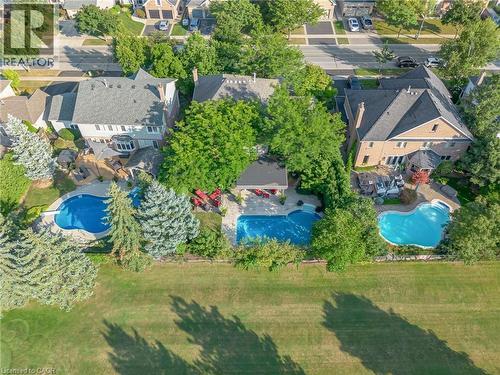 4133 Millcroft Park Drive, Burlington, ON - Outdoor With In Ground Pool With View